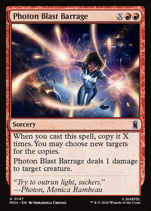Photon Blast Barrage - Magic: The Gathering MSH #147