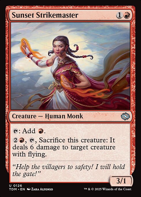 Sunset Strikemaster - Magic: The Gathering TDM #126