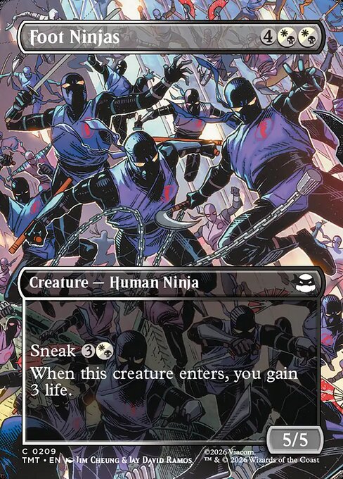 Foot Ninjas - Magic: The Gathering TMT #209