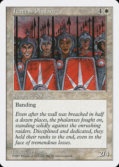 Icatian Phalanx - Magic: The Gathering 5ED #36