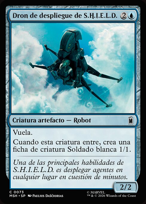S.H.I.E.L.D. Deployment Drone · MSH #73 · ES