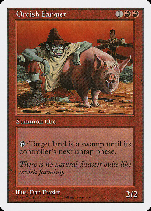 Orcish Farmer - Magic: The Gathering 5ED #256