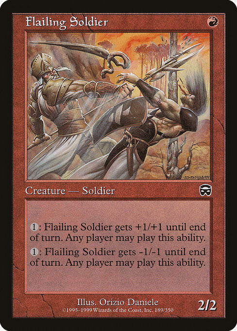 Flailing Soldier - Magic: The Gathering MMQ #189