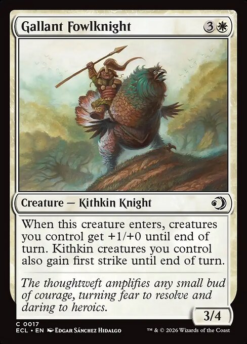 Gallant Fowlknight - Magic: The Gathering ECL #17