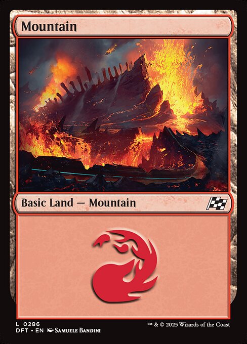 Mountain - Magic: The Gathering DFT #286