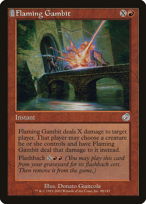 Flaming Gambit - Magic: The Gathering TOR #98