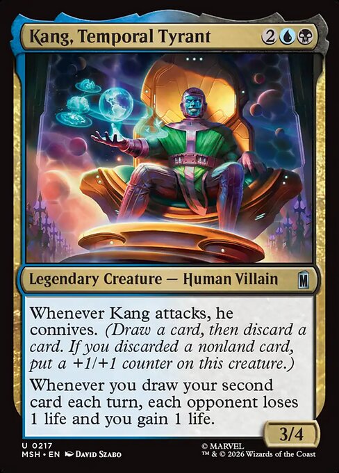 Kang, Temporal Tyrant - Magic: The Gathering MSH #217