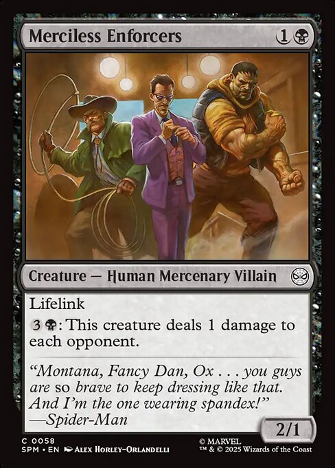 Merciless Enforcers - Magic: The Gathering SPM #58