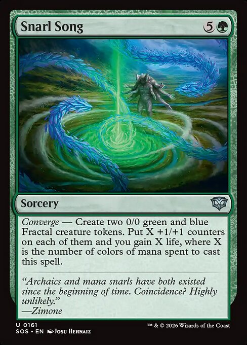 Snarl Song - Magic: The Gathering SOS #161