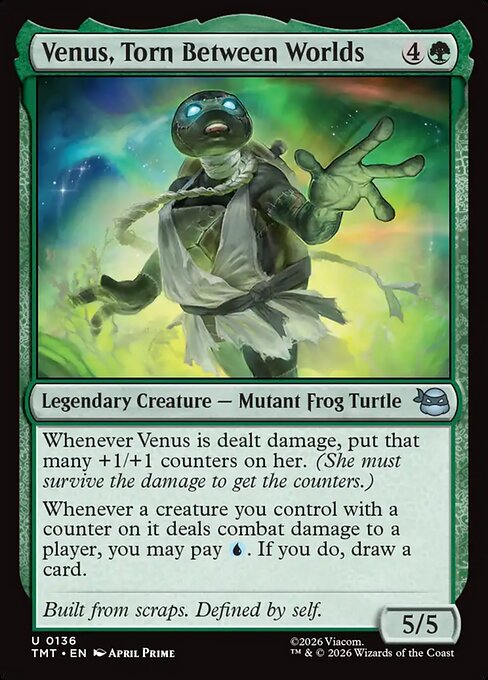 Venus, Torn Between Worlds - Magic: The Gathering TMT #136