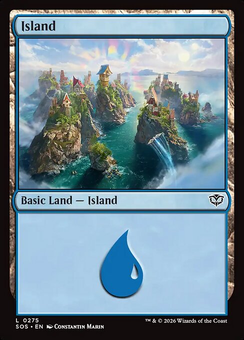 Island - Magic: The Gathering SOS #275