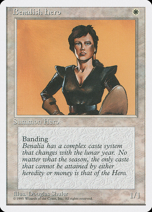 Benalish Hero - Magic: The Gathering 4ED #7