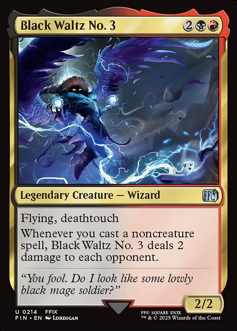 Black Waltz No. 3 - Magic: The Gathering FIN #214