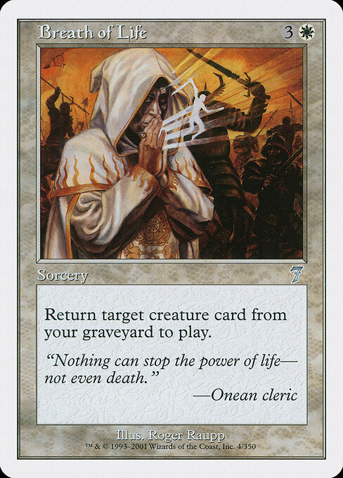Breath of Life - Magic: The Gathering 7ED #4
