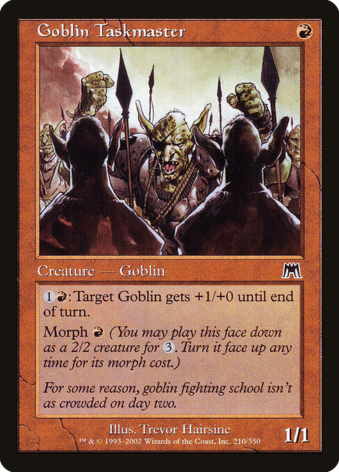 Goblin Taskmaster - Magic: The Gathering ONS #210