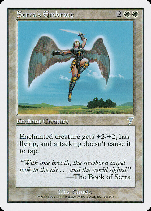 Serra's Embrace - Magic: The Gathering 7ED #43