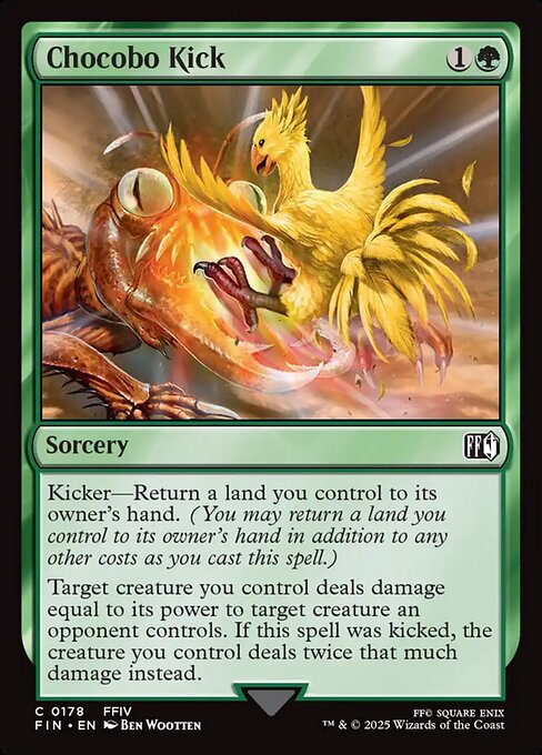 Chocobo Kick - Magic: The Gathering FIN #178