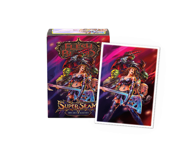 Dragon Shield Sleeves: Standard-Matte 'Flesh & Blood Super Slam' Art (100 ct.)