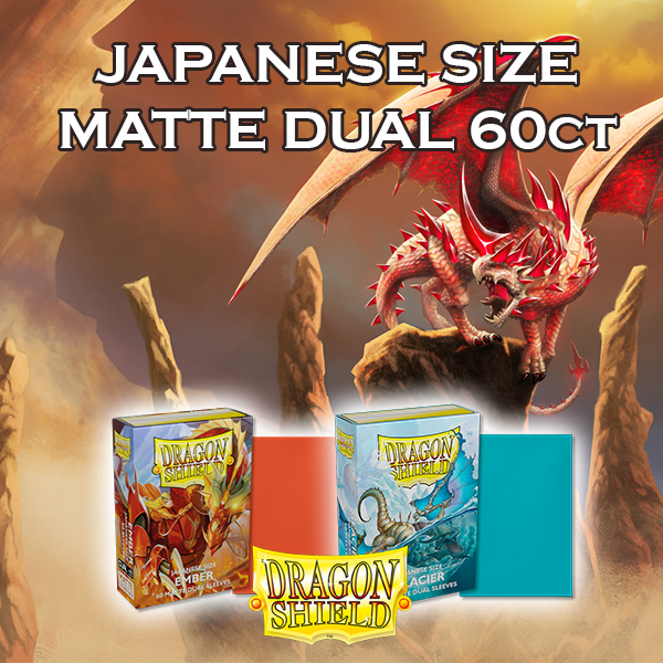 **OPENED** Dragon Shield - Japanese Size Matte Dual Sleeves (60ct) **OPENED PRODUCT**