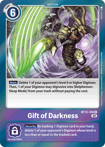 Gift of Darkness - BT13-109