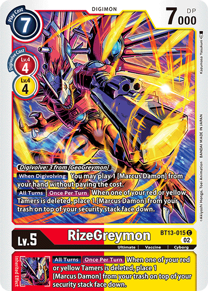 RizeGreymon - BT13-015