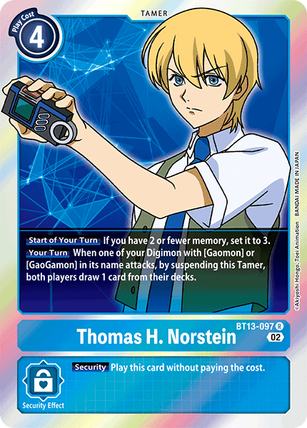 Thomas H. Norstein - BT13-097