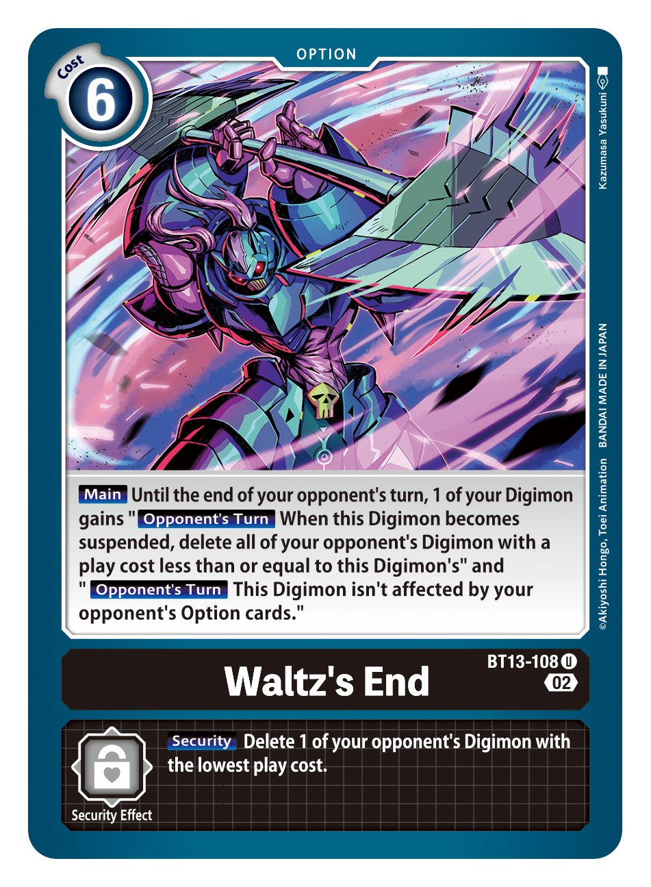 Waltz's End - BT13-108