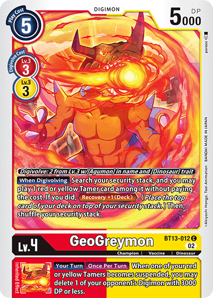 Geogreymon - BT13-012