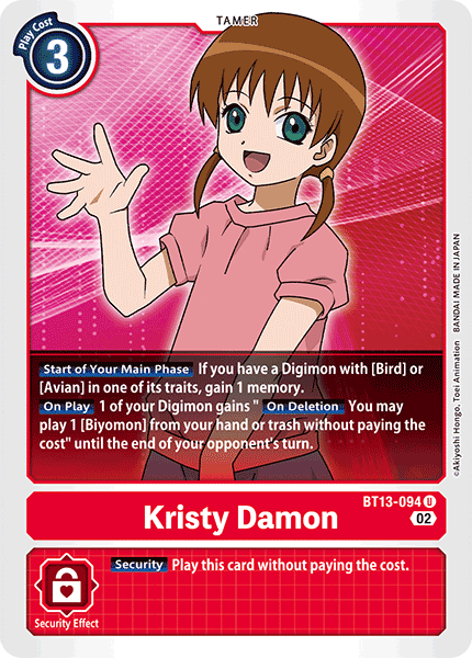 Kristy Damon - BT13-094