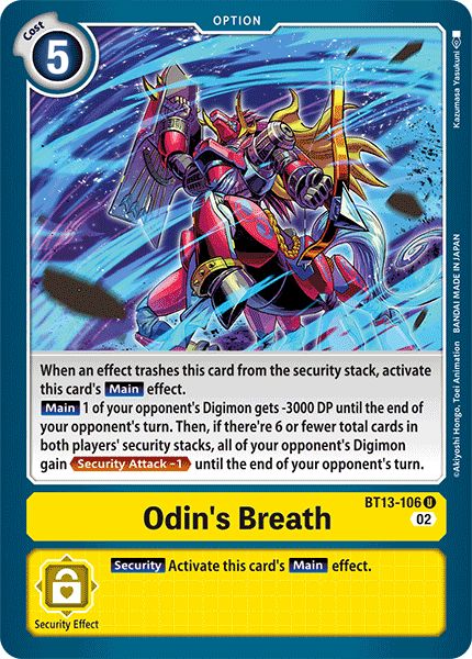 Odin's Breath - BT13-106