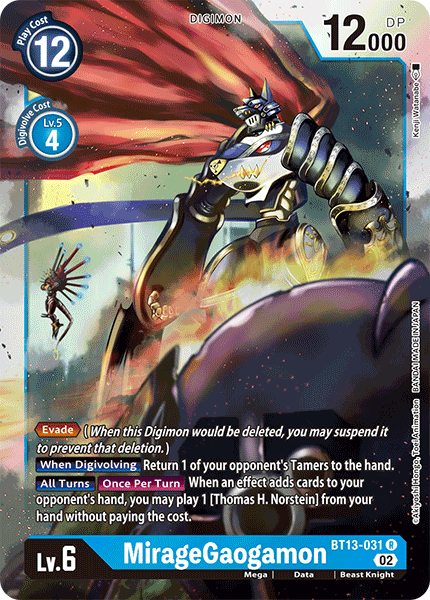 MirageGaogamon - BT13-031