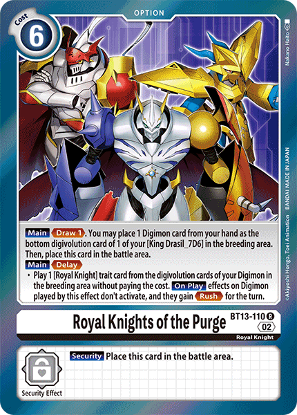 Royal Knights of the Purge - BT13-110