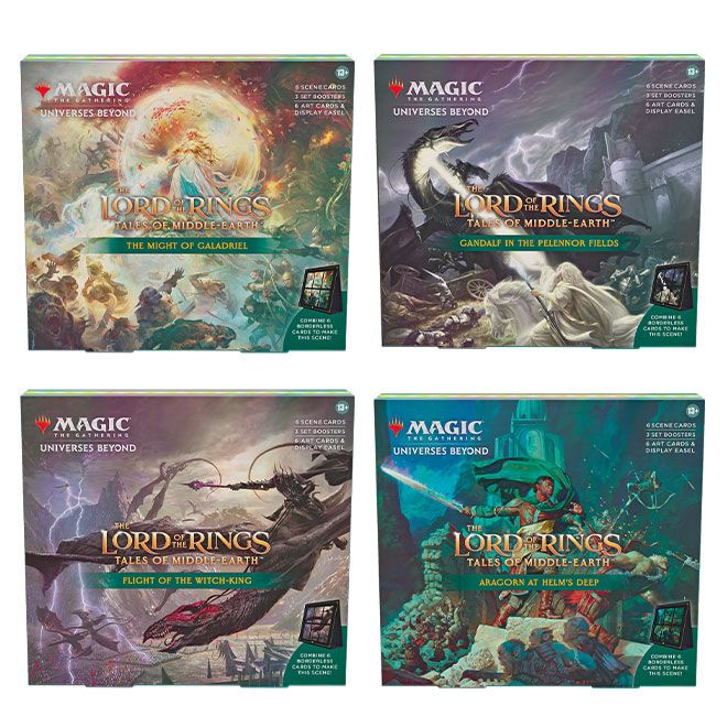 MTG - Lord of the Rings: Tales of Middle-Earth - Scene Box Display Set of 4