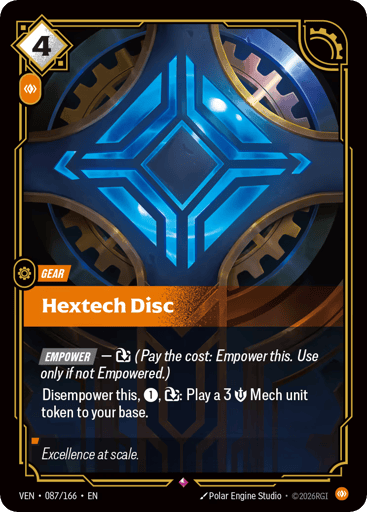 Hextech Disc - Riftbound TCG VEN #87