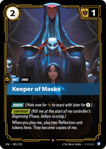 Keeper Of Masks - Riftbound TCG UNL #81