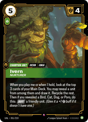 Ivern, Nurturer - Riftbound TCG UNL #51