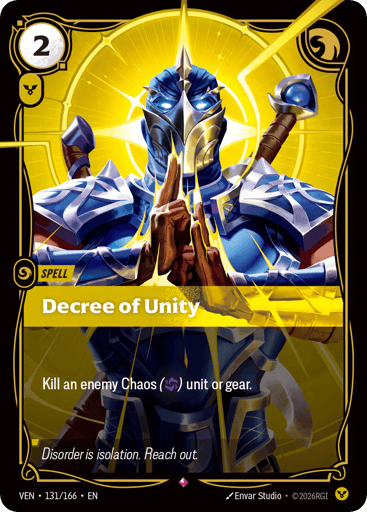 Decree Of Unity - Riftbound TCG VEN #131