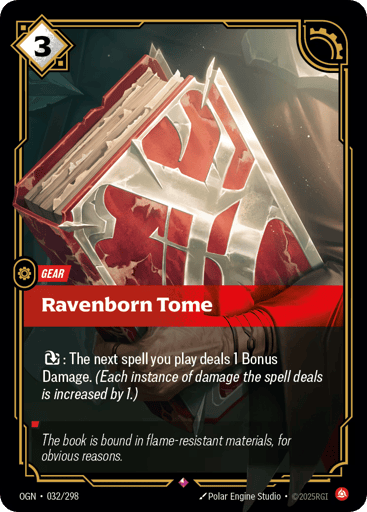 Ravenborn Tome - Riftbound TCG OGN #32
