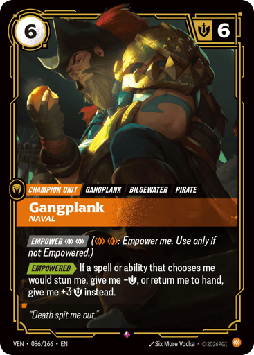 Gangplank, Naval - Riftbound TCG VEN #86