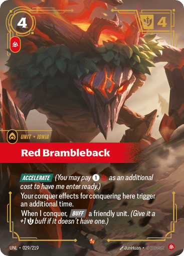 Red Brambleback - Riftbound TCG UNL #29