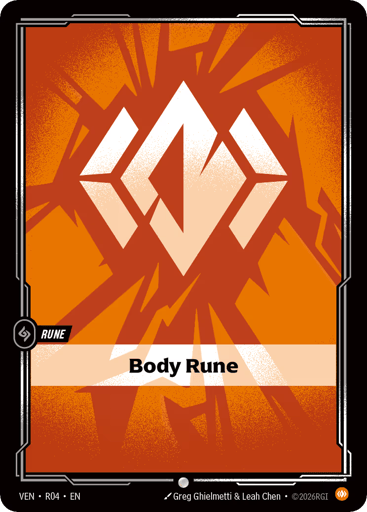 Body Rune - Riftbound TCG VEN #R04