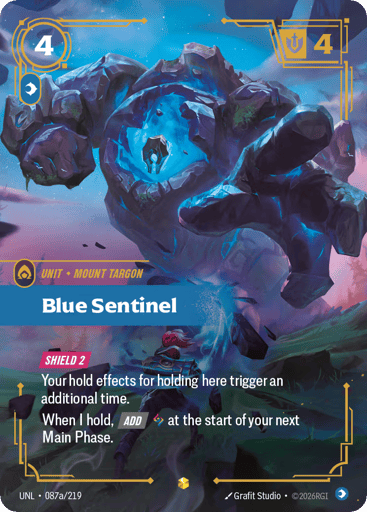 Blue Sentinel - Riftbound TCG UNL #87a