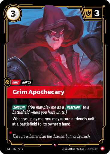 Grim Apothecary - Riftbound TCG UNL #21