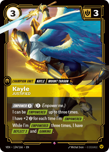 Kayle, Justified - Riftbound TCG VEN #134