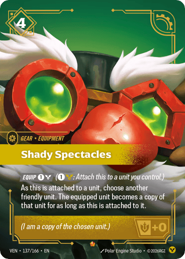 Shady Spectacles - Riftbound TCG VEN #137