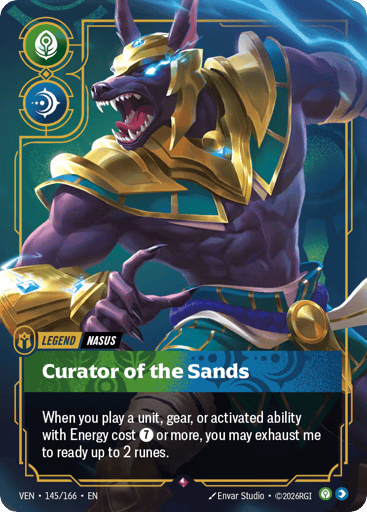Curator Of The Sands - Riftbound TCG VEN #145