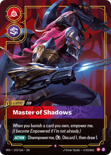 Master Of Shadows - Riftbound TCG VEN #143