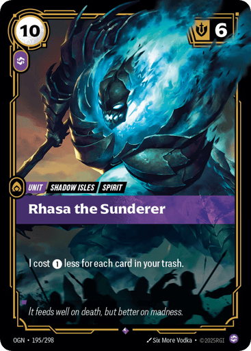 Rhasa The Sunderer - Riftbound TCG OGN #195