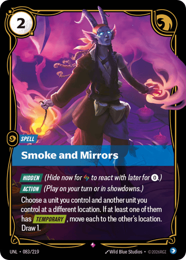 Smoke And Mirrors - Riftbound TCG UNL #83