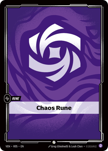 Chaos Rune - Riftbound TCG VEN #R05